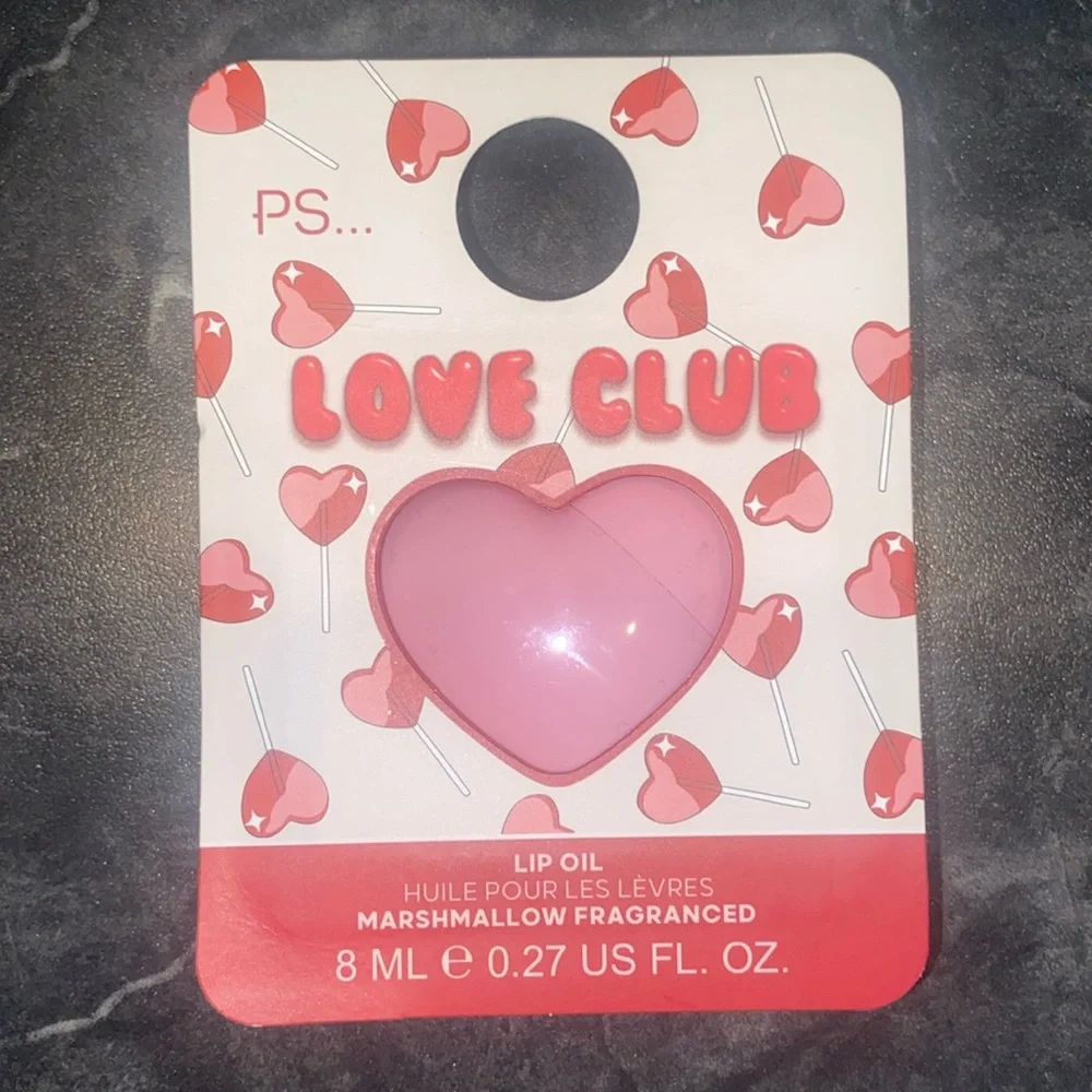 PS…… Love Club Heart ❤️ Marshmallow Lip Oil